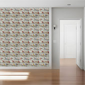 Carreau Vintage Chinoiserie Orientale Oiseaux et fleurs