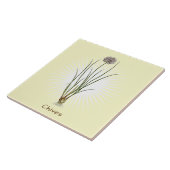 Carreau Vintage ciboulette Herbe Botanique Art Carrelage e (Côté)