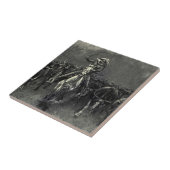 Carreau Vintage Cowboys, un stampede de Frederic Remington (Côté)