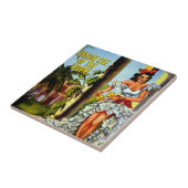 Carreau Vintage Cuba Travel - Holiday Isle Tropics (Côté)