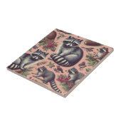 Carreau Vintage Cute Racoon (Côté)