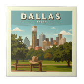 Carreau Vintage Dallas Texas (Devant)