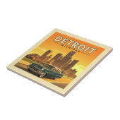 Carreau Vintage Detroit Michigan (Côté)