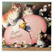 Carreau Vintage Easter Greetings (Devant)