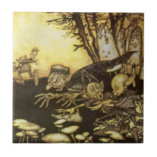 Carreau Vintage Fairy Tale, Band of Workmen de Rackham