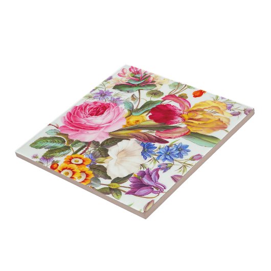 Carreau Vintage Floral (Côté)