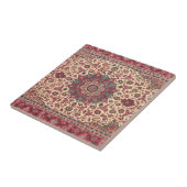 Carreau Vintage Floral Perse Motif de tapis (Côté)