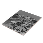 Carreau Vintage France Cannes la plage (Côté)