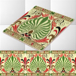 Carreau Vintage grec Motif<br><div class="desc">Il s'agit d'une numériquement impression améliorée dérivée d'une illustration vintage de conception de frise grecque antique. Vous pouvez customiser la couleur arrière - plan.</div>