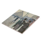 Carreau Vintage Gustave Caillebott Paris Street Rainy Day (Côté)