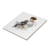 Carreau Vintage Harrison Fisher (Côté)