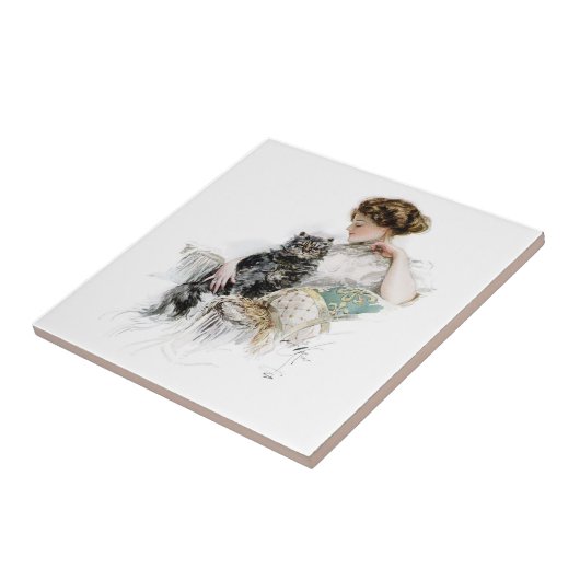 Carreau Vintage Harrison Fisher (Côté)