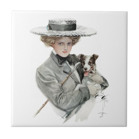 Carreau Vintage Harrison Fisher (Devant)