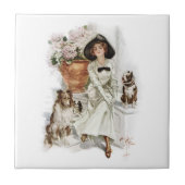 Carreau Vintage Harrison Fisher (Devant)