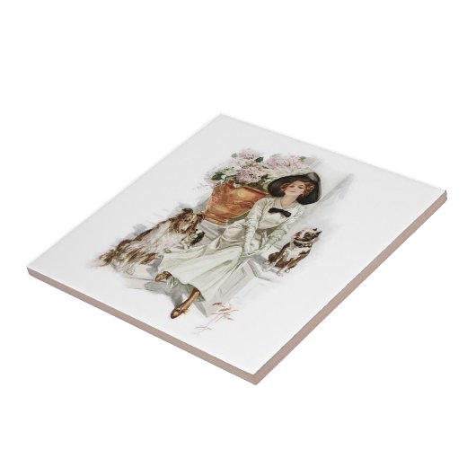 Carreau Vintage Harrison Fisher (Côté)