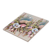 Carreau Vintage HoneyBees Flower Garden Pastels | (Côté)