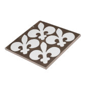 Carreau Vintage irlandais céramique design noir (Côté)