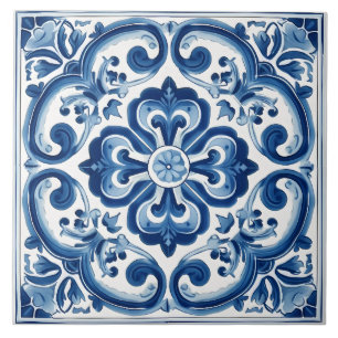 Carreau Vintage italien méditerranéen Motif