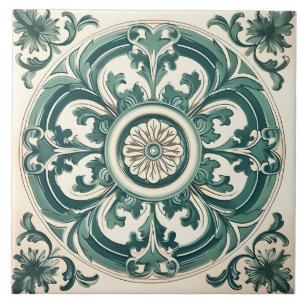 Carreau Vintage italien méditerranéen Motif