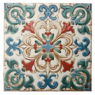Carreau Vintage italien méditerranéen Motif