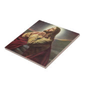 Carreau Vintage Jésus Christ prier (Côté)