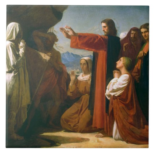 Carreau Vintage L'ascension de Lazare (Devant)