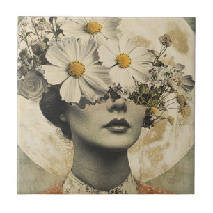 Carreau Vintage Lune - Boho Vintage Élégance