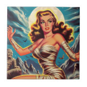 Carreau Vintage maman fille (Devant)