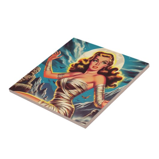 Carreau Vintage maman fille (Côté)