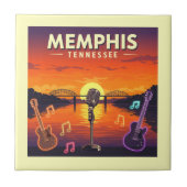 Carreau Vintage Memphis Tennessee (Devant)