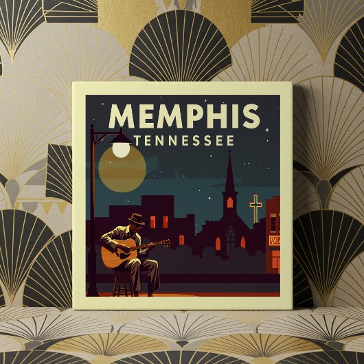 Carreau Vintage Memphis Tennessee