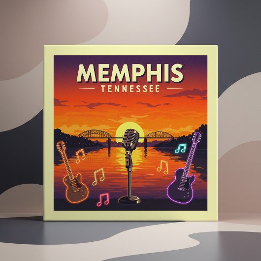 Carreau Vintage Memphis Tennessee