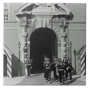 Carreau Vintage Monaco Principauté palais princier
