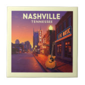 Carreau Vintage Nashville Tennessee (Devant)