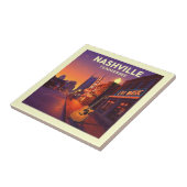 Carreau Vintage Nashville Tennessee (Côté)