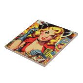 Carreau Vintage Pâte Country Girl (Côté)