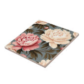 Carreau Vintage Peony Elegant Motif (Côté)