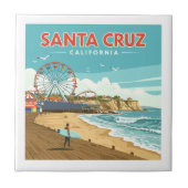 Carreau Vintage Père Noël Cruz Californie (Devant)