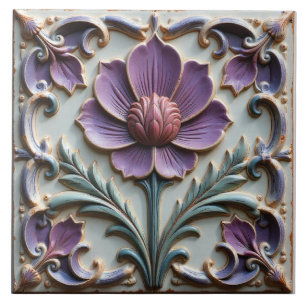 Carreau Vintage Purple Majesty