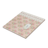 Carreau Vintage rose Floral (Côté)