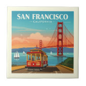 Carreau Vintage San Francisco Californie (Devant)