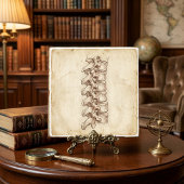 Carreau Vintage Spine Anatomy Sketch