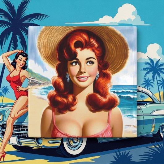 Carreau Vintage Summer Pin-up