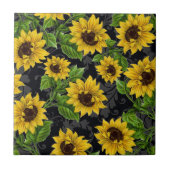 Carreau Vintage sunflower (Devant)