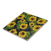 Carreau Vintage sunflower (Côté)