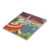 Carreau Vintage Switzerland Travel Advert Art (Côté)