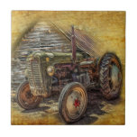 Carreau Vintage tracteur de ferme Old Barn Shed<br><div class="desc">v</div>