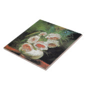 Carreau Vintage Van Gogh Vase de pivoines (Côté)