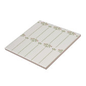 Carreau Vintage Victorian Botanical Traditional Stripes (Côté)