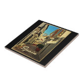 Carreau Vintage voyage espagnol (Côté)